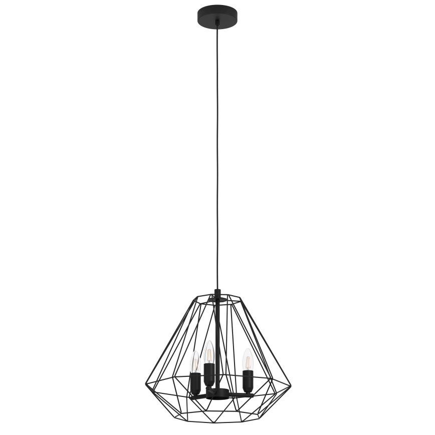 Eglo - Ljuskrona med upphängningsrem 3xE14/40W/230V