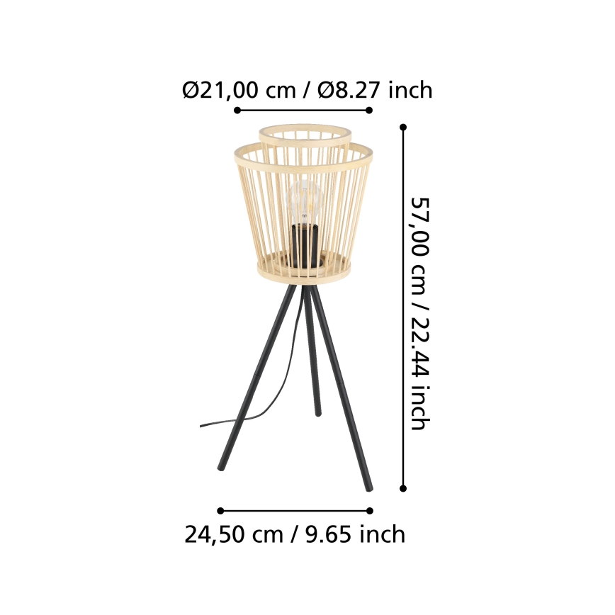 Eglo - Bordslampa 1xE27/40W/230V