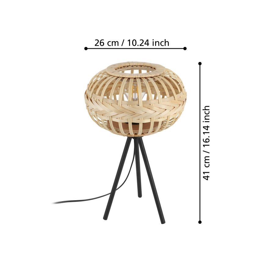 Eglo - Bordslampa 1xE27/40W/230V