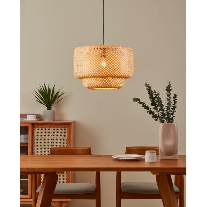 Eglo - Ljuskrona med upphängningsrem 1xE27/40W/230V