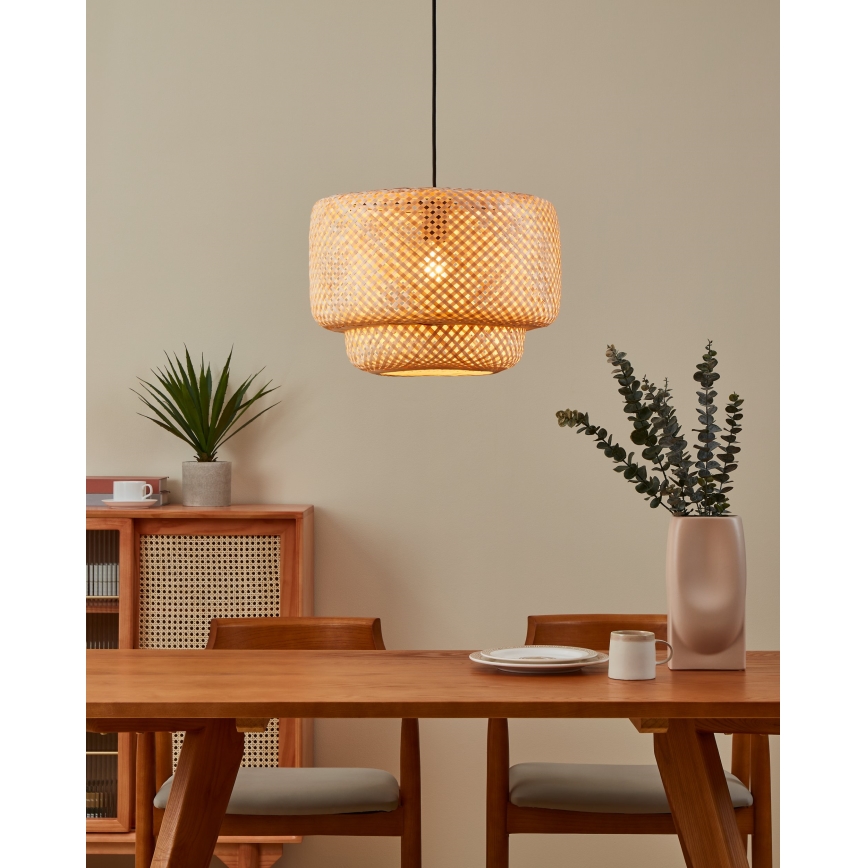 Eglo - Ljuskrona med upphängningsrem 1xE27/40W/230V