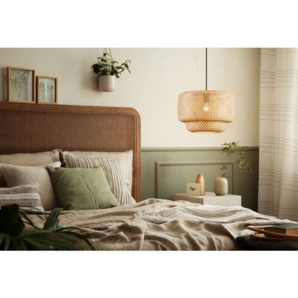 Eglo - Ljuskrona med upphängningsrem 1xE27/40W/230V