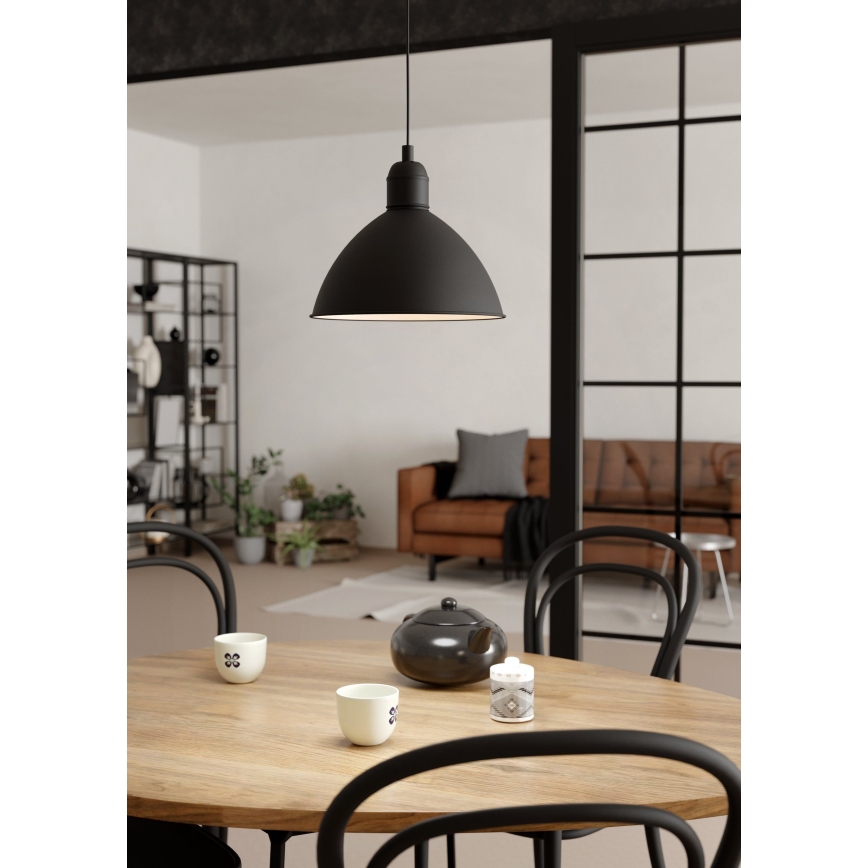 Eglo - Ljuskrona med textilsladd 1xE27/40W/230V