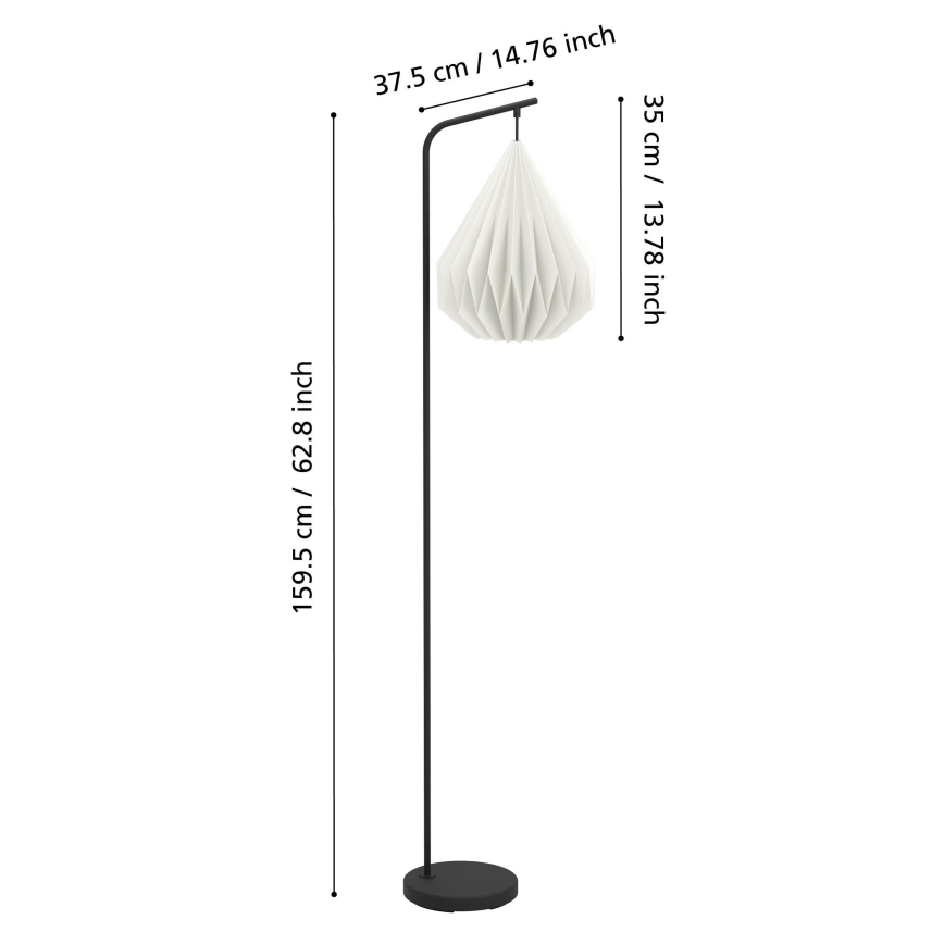 Eglo - Golv lampa 1xE27/25W/230V