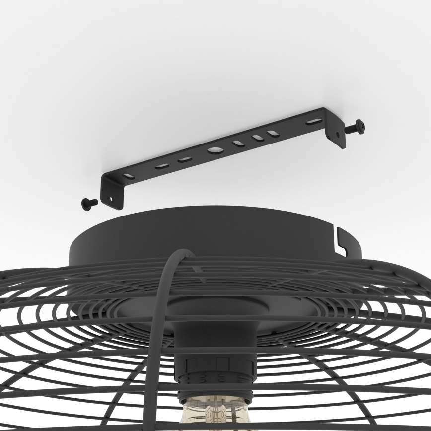 Eglo - Taklampa 1xE27/40W/230V svart