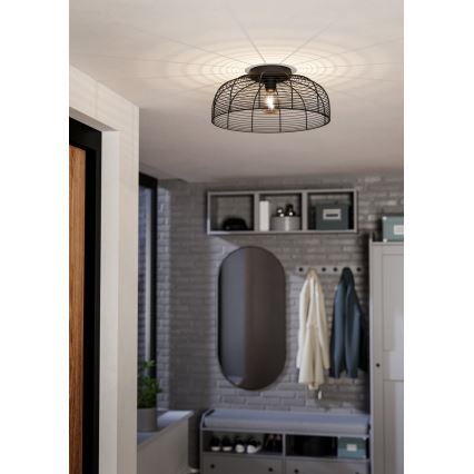 Eglo - Taklampa 1xE27/40W/230V svart