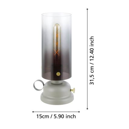 Eglo - Bordslampa 1xE27/40W/230V
