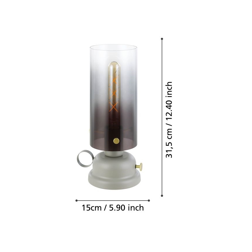 Eglo - Bordslampa 1xE27/40W/230V