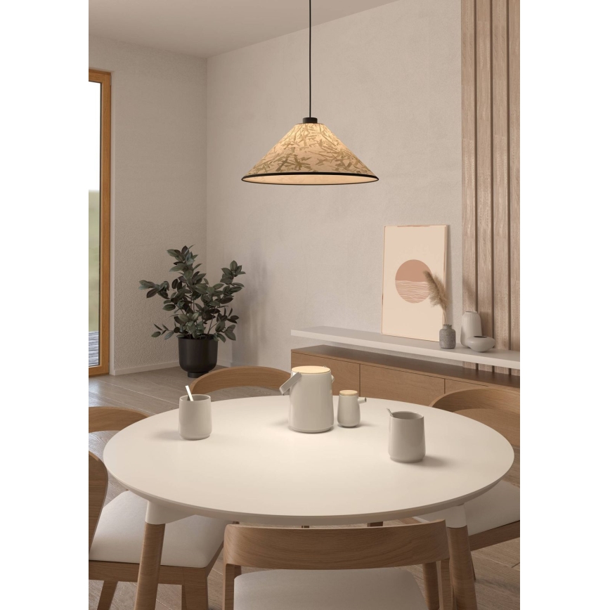 Eglo - Ljuskrona med textilsladd 1xE27/25W/230V