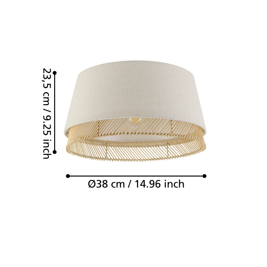Eglo - Taklampa 1xE27/40W/230V