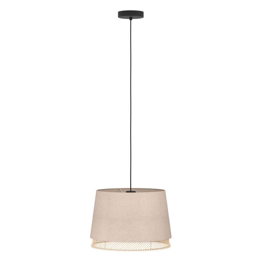 Eglo - Ljuskrona med textilsladd 1xE27/40W/230V
