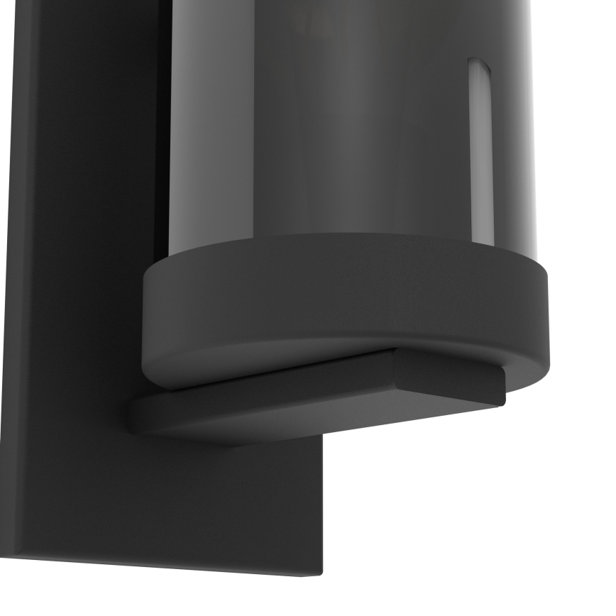Eglo - Vägglampa 1xE27/40W/230V svart