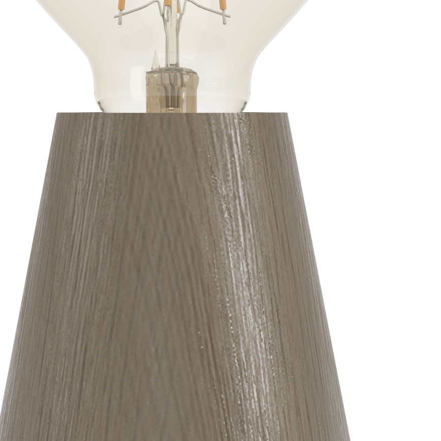 Eglo - Bordslampa 1xE27/40W/230V brun