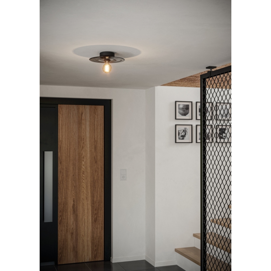 Eglo - Taklampa 1xE27/40W/230V grå