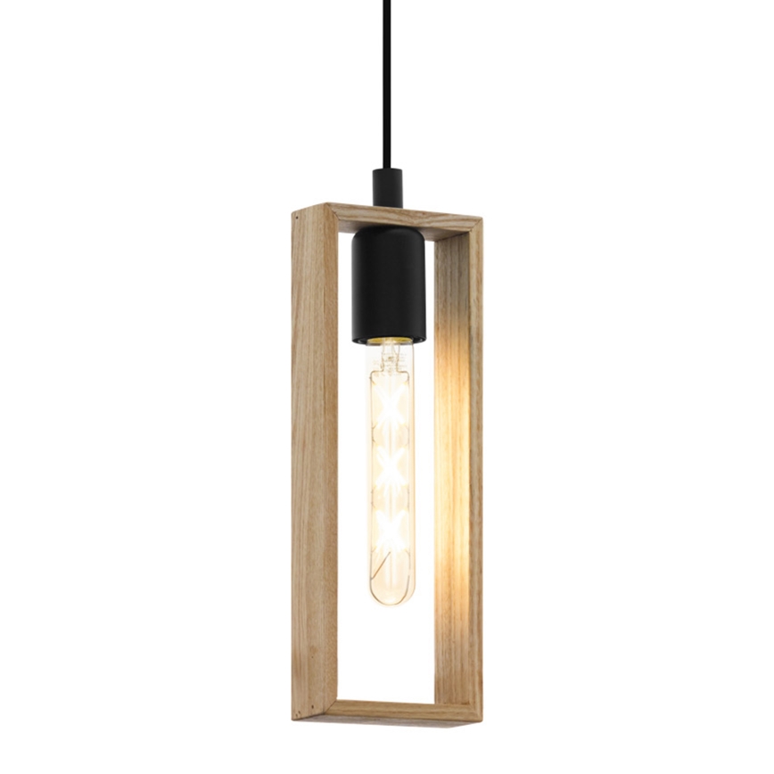 Eglo - Ljuskrona med textilsladd 1xE27/60W/230V - FSC certifierade