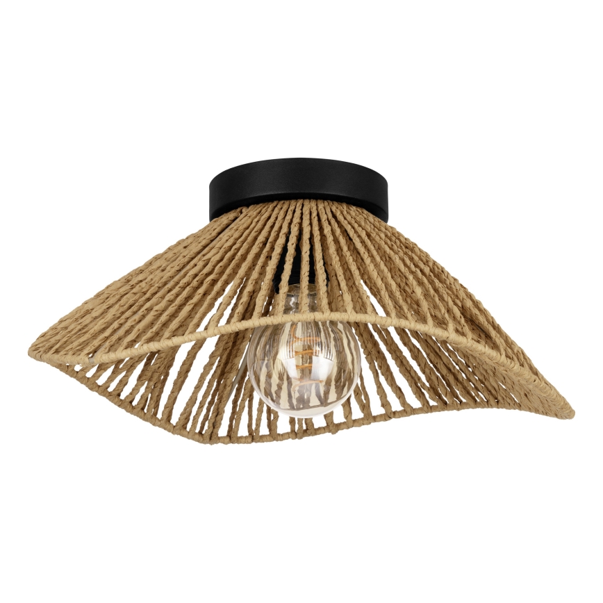 Eglo - Taklampa 1xE27/60W/230V brun