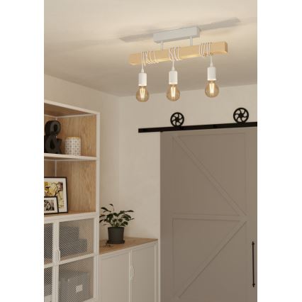 Eglo - Ytmonterad ljuskrona TOWNSHEND 3xE27/60W/230V