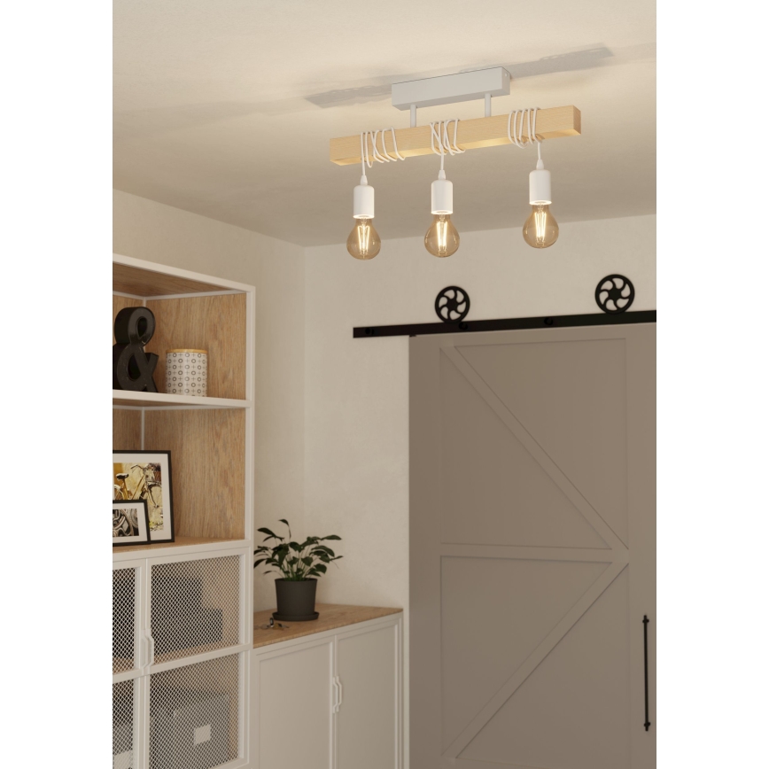 Eglo - Ytmonterad ljuskrona TOWNSHEND 3xE27/60W/230V