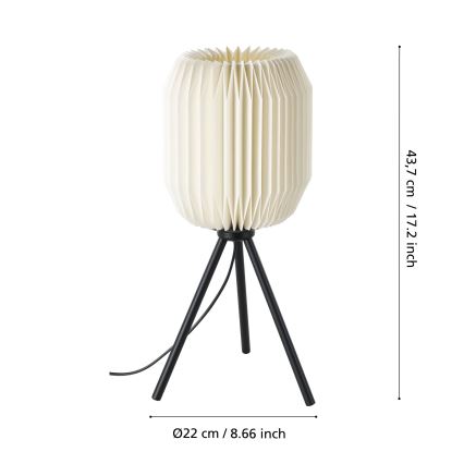 Eglo - Bordslampa 1xE27/40W/230V