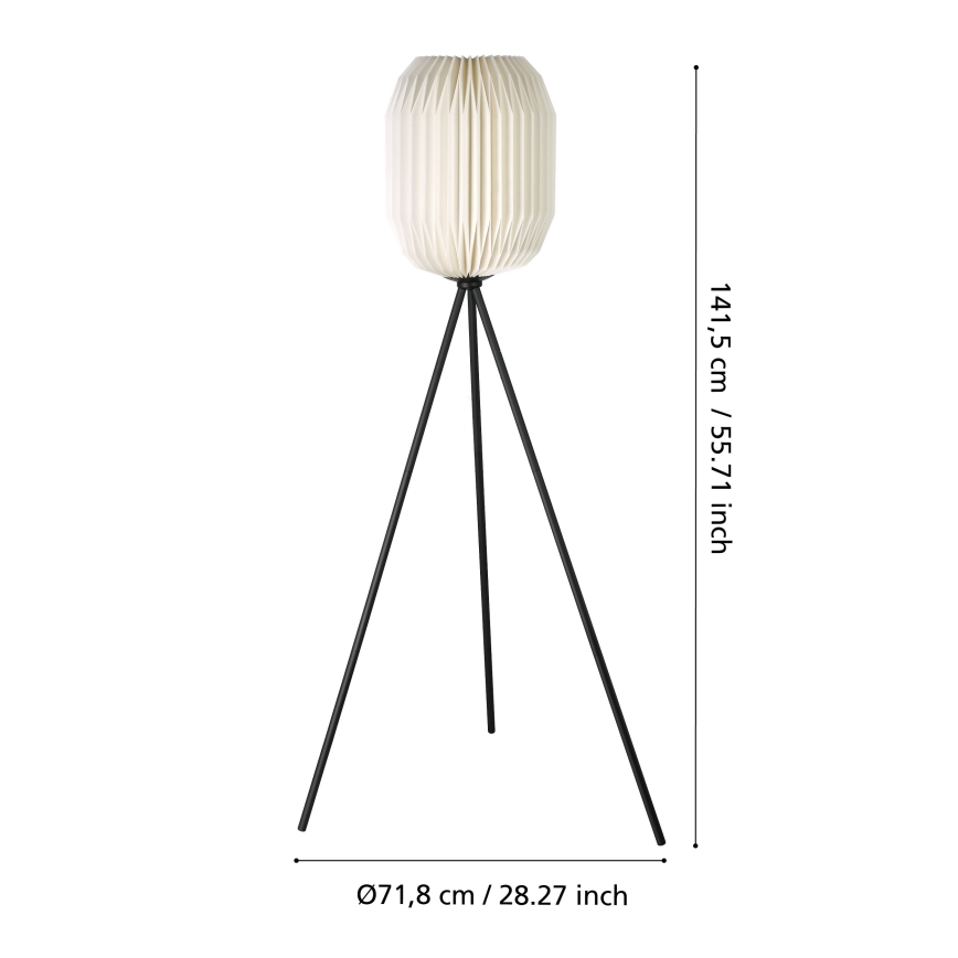 Eglo - Golvlampa 1xE27/40W/230V