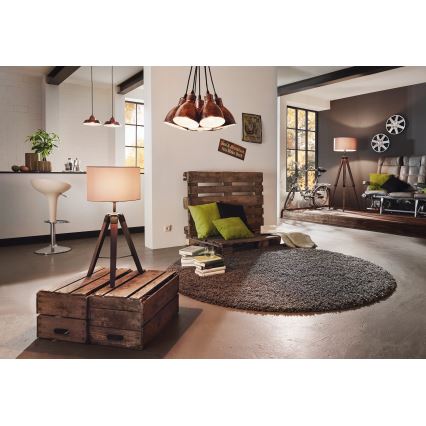Eglo - Golvlampa 1xE27/60W/230V - FSC certifierade