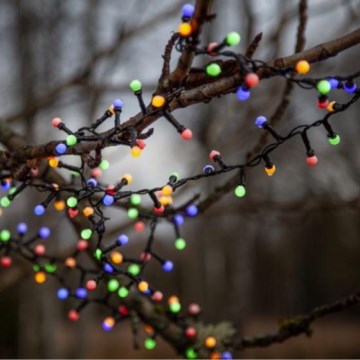 Eglo 472-53 - LED utomhusslinga för jul BERRY MINI 700xLED/8 funktioner 19m flerfärgad IP44
