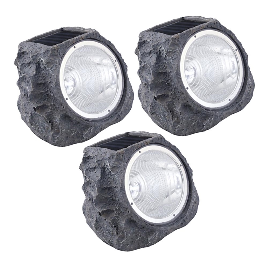 Eglo 48505 - KIT 3x LED solcellsbelysning 3xLED/0,06W 600 mAh