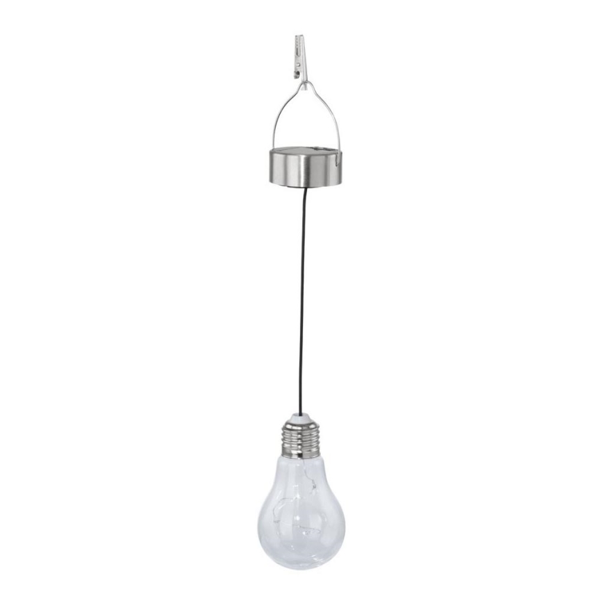 Eglo 48514 - LED Pendellampa med solceller LED/0,06W/1,2V 150mAh IP44 skinande krom