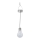 Eglo 48514 - LED Pendellampa med solceller LED/0,06W/1,2V 150mAh IP44 skinande krom