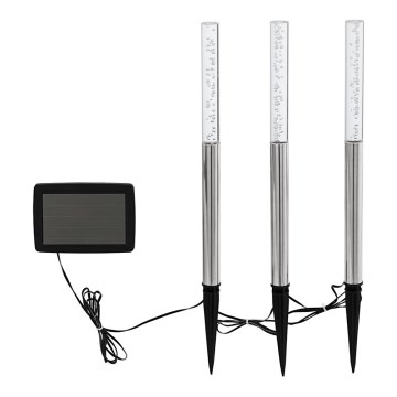 Eglo 48666 - LED RGB Solcellslampa 3xLED/0,06W/1xAA 300 mAh