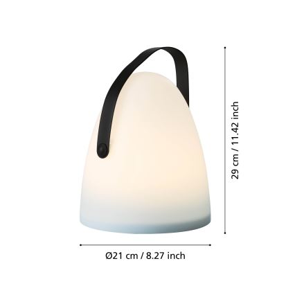 Eglo 48841 - LED bordslampa för utomhusbruk COLLIRADOS LED/3xAA IP44