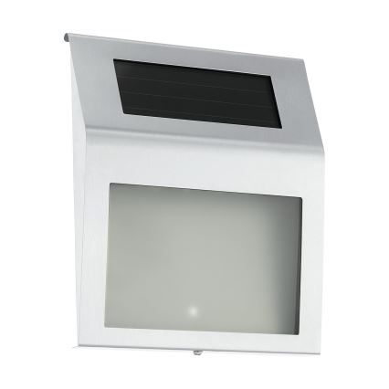 Eglo 48875 - LED husnummer med solceller LED/1,2W/1,2V 300 mAh IP44 matt krom
