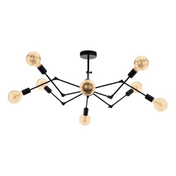 Eglo 49037 - Hängande Ljuskrona EXMOOR 8xE27/60W/230V