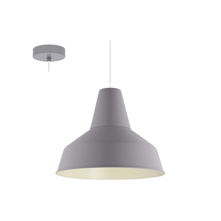 EGLO 49064 - Ljuskrona med snöre SOMERTON-P 1xE27/60W/230V