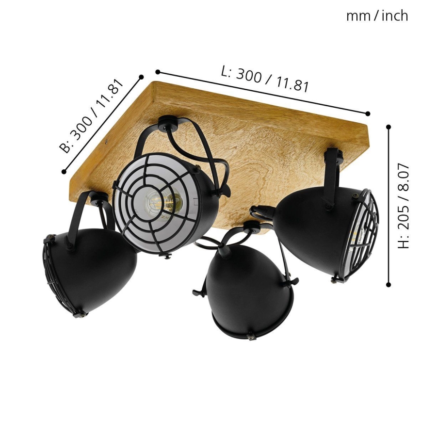 Eglo 49079 - Spotlight GATEBECK 4xE14/40W/230V