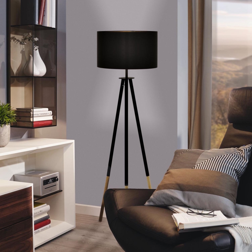 Eglo 49148 - Golvlampa BIDFORD 1xE27/60W/230V