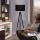 Eglo 49148 - Golvlampa BIDFORD 1xE27/60W/230V
