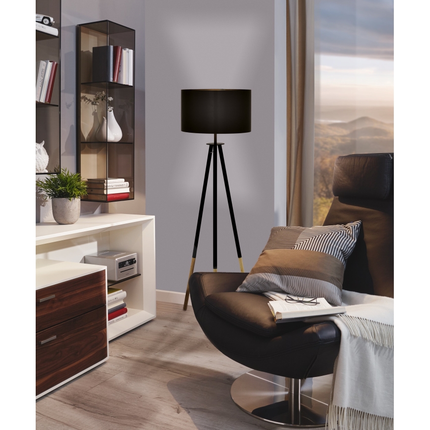 Eglo 49148 - Golvlampa BIDFORD 1xE27/60W/230V