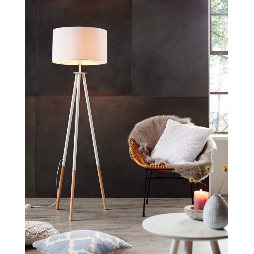 Eglo 49156 - Golvlampa BIDFORD 1xE27/60W/230V