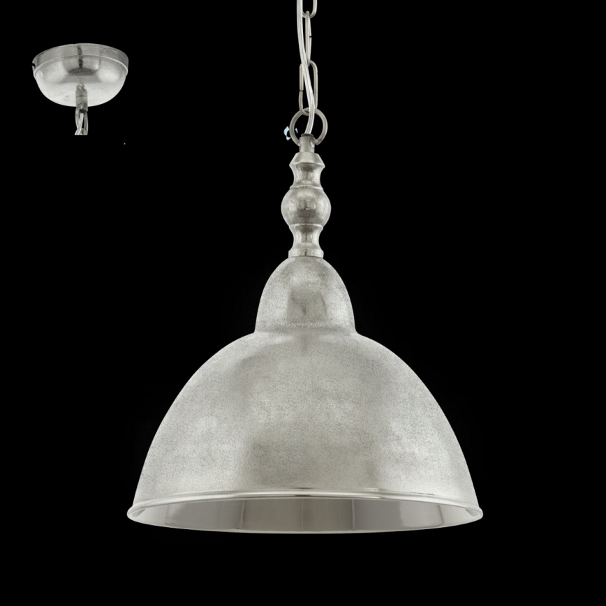 Eglo 49178 - Taklampa på kedja EASINGTON 1xE27/60W/230V Ø 350 mm