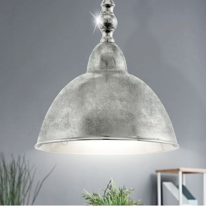 Eglo 49178 - Taklampa på kedja EASINGTON 1xE27/60W/230V Ø 350 mm