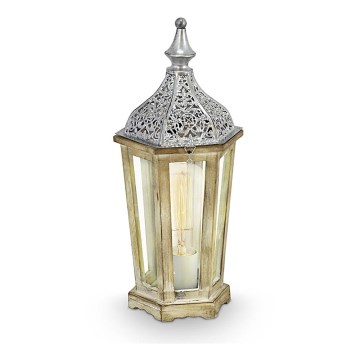 Eglo 49277 - Bordslampa KINGHORN 1xE27/60W/230V