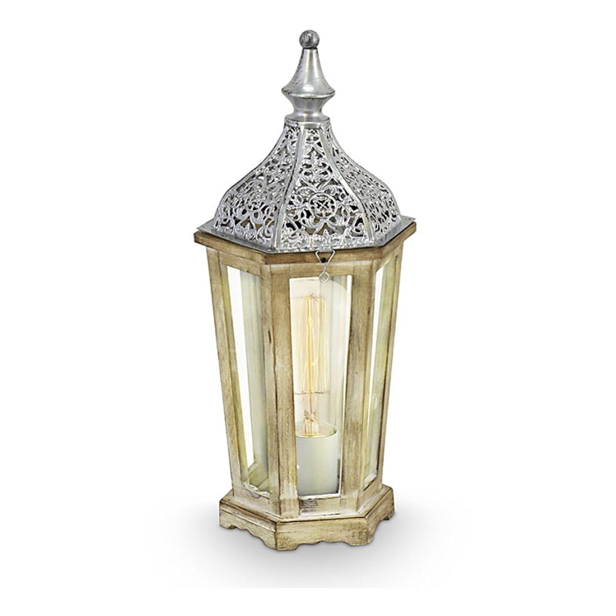 Eglo 49277 - Bordslampa KINGHORN 1xE27/60W/230V