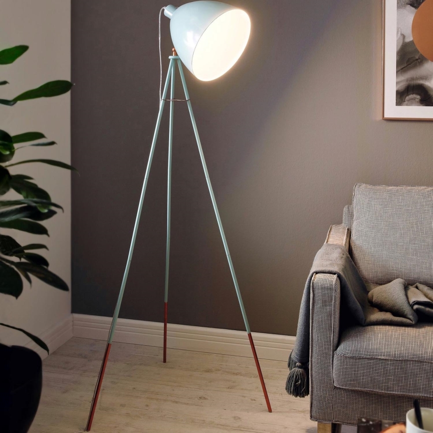 Eglo 49342 - Golvlampa DUNDEE 1xE27/60W/230V