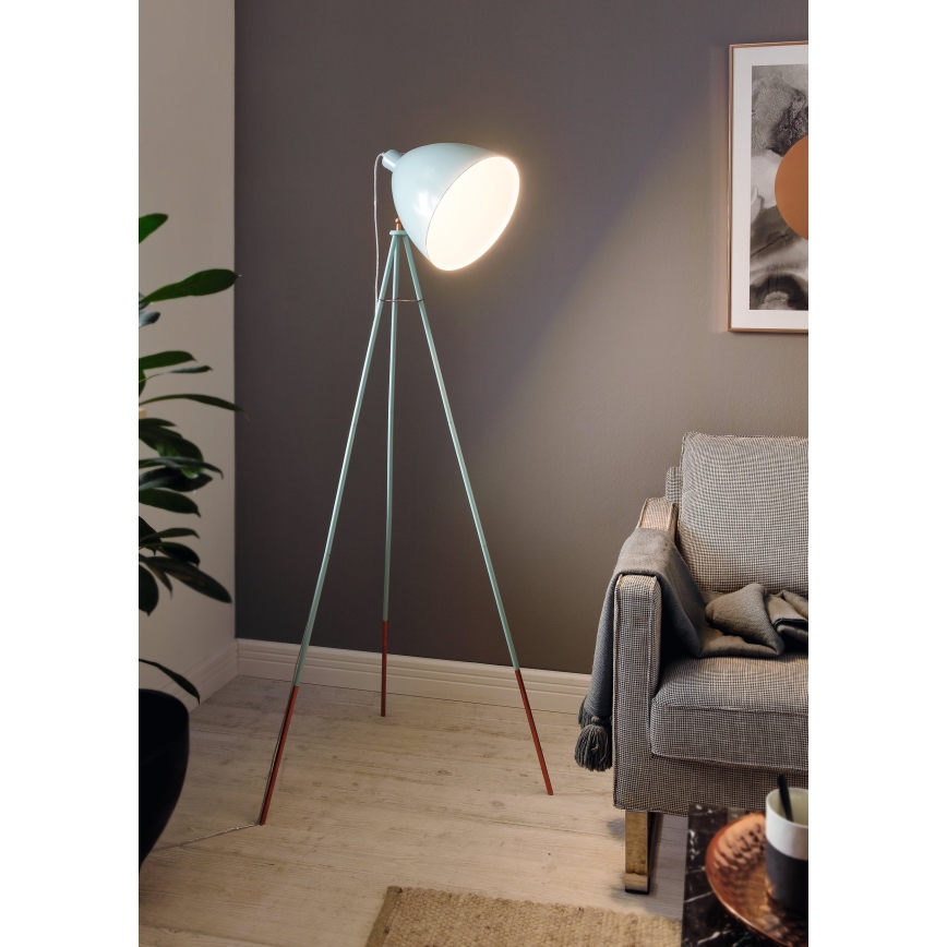 Eglo 49342 - Golvlampa DUNDEE 1xE27/60W/230V
