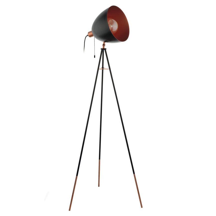 Eglo 49386 - Golvlampa CHESTER 1xE27/60W/230V