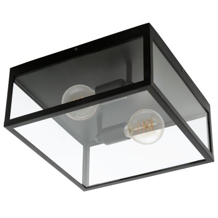 Eglo 49392 - Takbelysning CHARTERHem 2xE27/60W/230V
