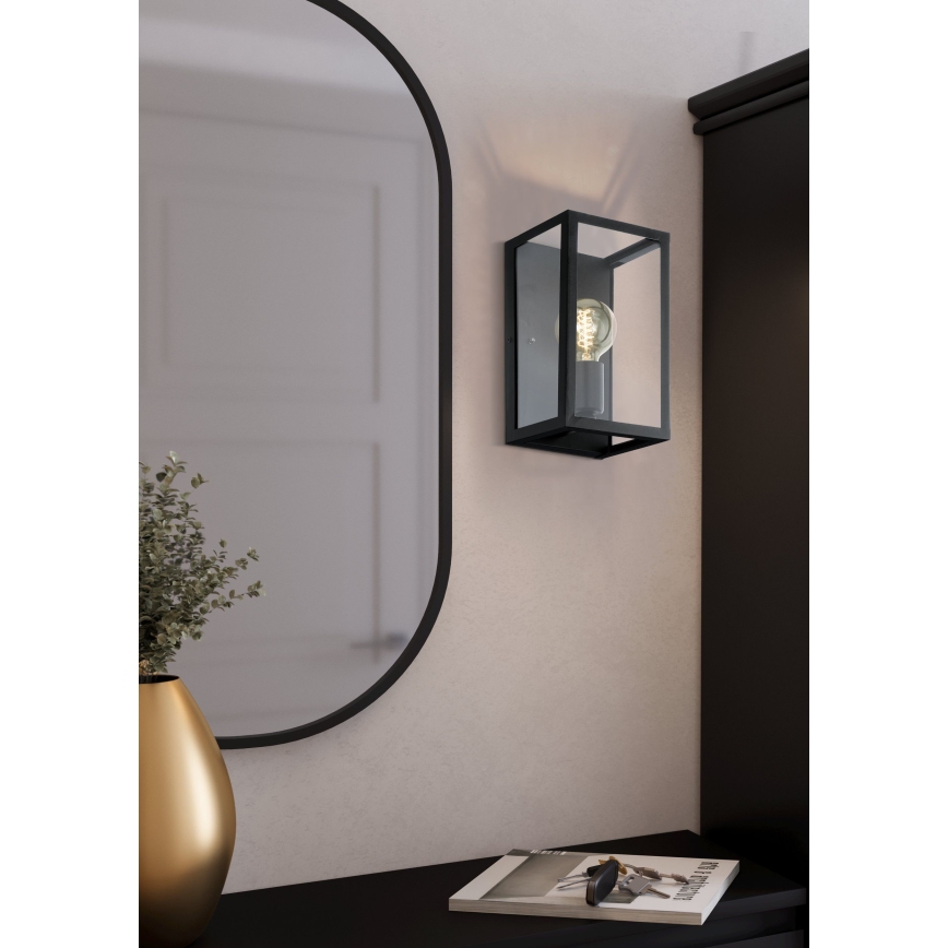 Eglo - Vägglampa 1xE27/60W/230V