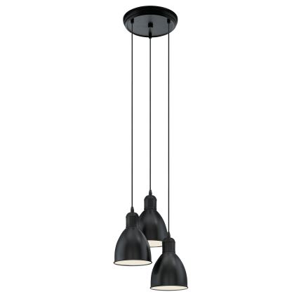 Eglo 49465 - Ljuskrona PRIDDY 3xE27/60W/230V