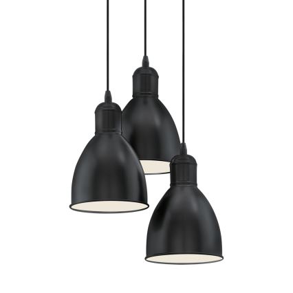 Eglo 49465 - Ljuskrona PRIDDY 3xE27/60W/230V